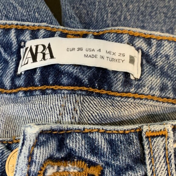 Zara NWOT Zara Slim Fit Jeans  Size 04 USA/ 36 EUR - Picture 5 of 13